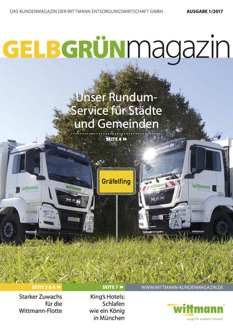 Wittmann Gelb Grün Magazin 01/17